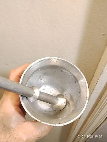 Alüminium və həvhang (döyənək) dəsti - Material: tam metal/alüminium