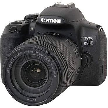 i7 processor: Canon EOS 850D DSLR fotoaparat + EF-S 18-135mm f/3.5-5.6 IS USM — 1