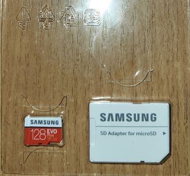 yaddaş kart: Yaddaş karti: samsung 128 gb evo plus sd card yaddaş kartı az istifadə — 1