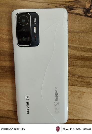 Xiaomi 11T Pro, 128 GB, rəng - Ağ, 
 Qırıq, Barmaq izi, İki sim kartlı