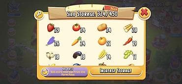 Kənd təssərüfatı avadanlığı: Hay Day oyun hesabı satılır – aktiv təsərrüfat, inkişaf etmiş anbarlar — 1