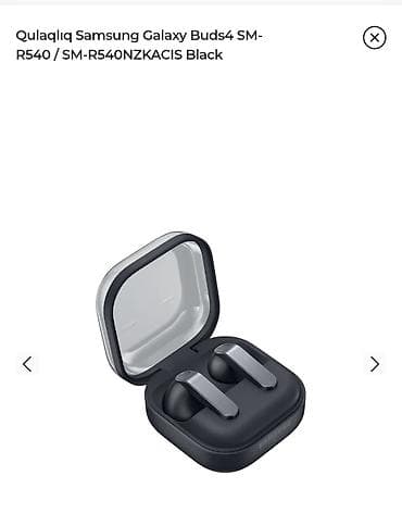 game boy: Samsung Galaxy Buds4 SM-R540 / SM-R540NZKACIS – Qara rəng. Yenidir — 2