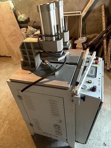 qapi pencereler: NIKMAK SK-02 – İkili köşə presi (alüminium və PVC pəncərə/profil — 1
