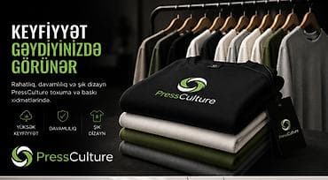 Reklam, çap: PressCulture – kofta və köynək üçün toxuma və fərdi çap xidməti - — 3