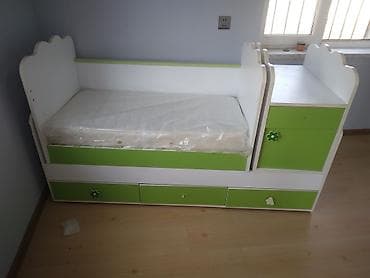 Oğlan və qız üçün, Çarpayı, Matras ilə, Siyirməli