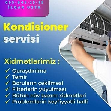 soba ustası: Təmir, Split kondisionerlər, Təmizləmə, Zəmanətlə — 1