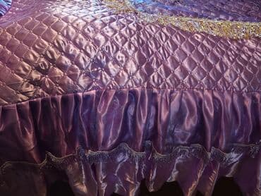 yatağ desdi: Yataq üçün Yeni Qaşlı rəng - Bənövşəyi Yataq örtüyü, Pulsuz çatdırılma — 3