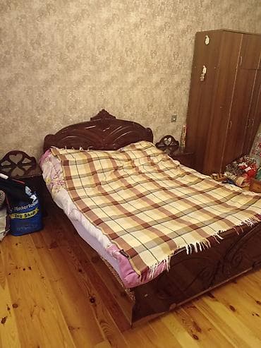 kravadlar: İkinəfərlik çarpayı, 2 tumba, İşlənmiş — 3