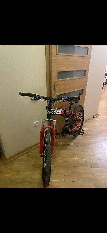 dağ velosiped: Dağ tipli velosiped – qatlanan gövdə - Rəng: qırmızı/qara - Qatlanan — 2