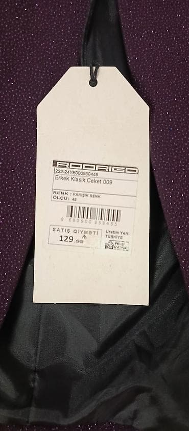 Мужская одежда: Brend: SUTMEN (etiketdə “Rodrigo Denim” seriyası qeyd olunub) Məhsul — 6