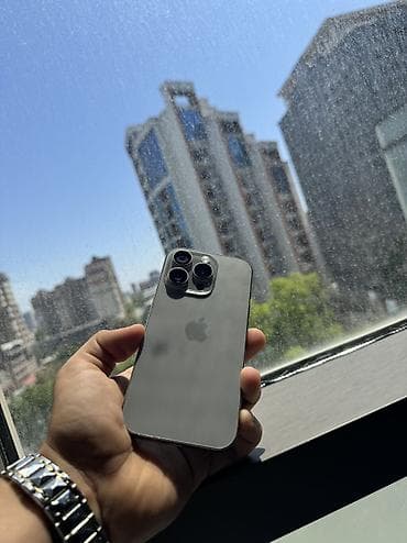 iphone 13 pro max 512: IPhone 16 Pro, 256 GB, Natural Titanium, Zəmanət, Face ID — 5