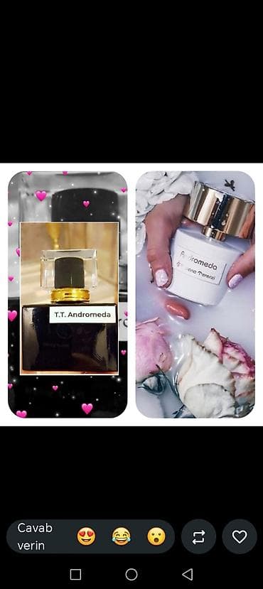 Gözəllik və sağlamlıq: T.T. Andromeda: "Qalıcılığı ilə hər kəsi heyran qoyacaq unikal qoxu." — 1