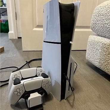 ssd 256: Playstation 5 slim diskli iki pult Oyunlar haqqında sual verməyin — 1