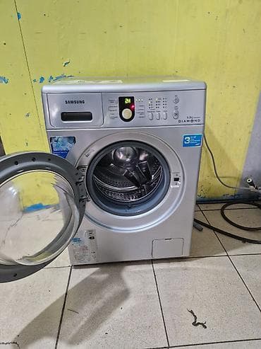 kreditle pitiminutka: Paltaryuyan maşın Samsung, 6 kq, İşlənmiş, Avtomat, Qurutma var, Kredit yoxdur, Ödənişli çatdırılma — 4
