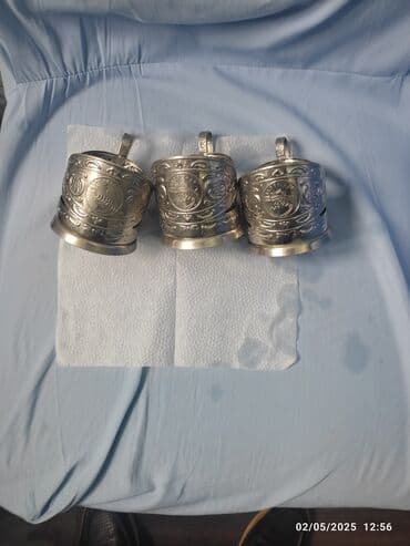 daş stəkan: Stəkanlar, rəng - Gümüşü — 1