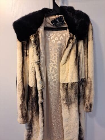 женские шубы турецкого производства: Qadınlar üçün xəz palto - Model: Dizdən aşağı uzunluqda, kəmərli - — 1
