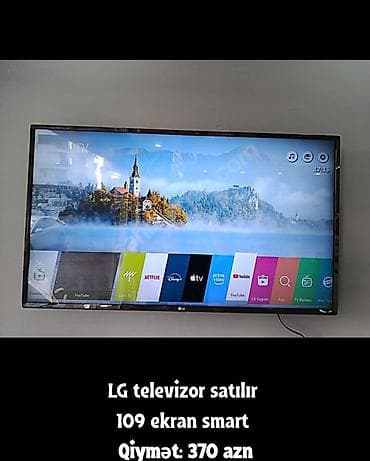 televizor wifi smart: LG Smart televizor - Ekran ölçüsü: 109 sm (təxminən 43") - Smart — 1