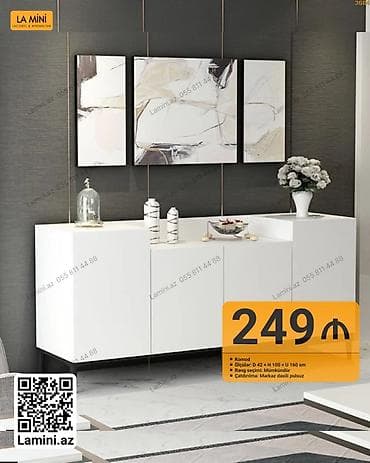LA MINI komod - Model: Minimalist dizaynlı asma komod - Ölçülər — 1