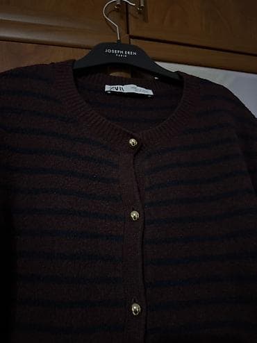 ZARA kardiqanı - Model: düyməli kardiqan, yuvarlaq yaxa - Rəng/naxış — 2