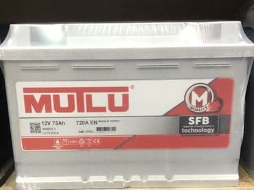 akumulator zaryadka aparati: Mutlu, 75 ah, Orijinal, Türkiyə, Yeni — 2