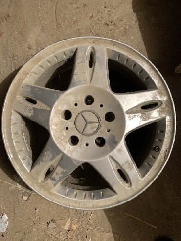 işlenmiş teker: 5 bolt mercedes diski satilir ideal veziyyetde . Cati eyrisi svarkasi — 1