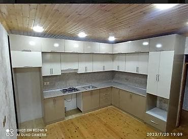 Sifarişlə mətbəx dəsti, Özü çəkən petlələr, Sadə laminat, Kredit yoxdur, Pulsuz çatdırılma