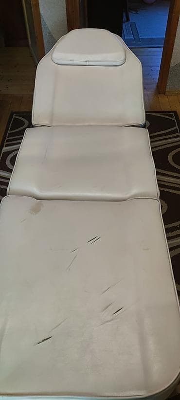 lalafo dirnaq stolu: Masaj kuşetkası, Qatlanmayan, rəng - Ağ — 1