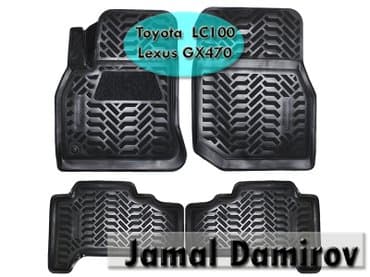 антискользящие коврики: Toyota land cruiser 100 lc100 ve lexus gx470 üçün poliuretan — 1