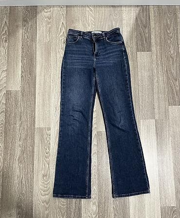 jeans salvar: Cinslər, Zara, S, rəng - Göy — 1