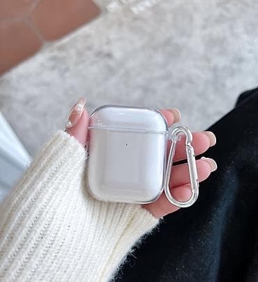 Airpod 1/2 modeli ucun seffaf gab lalafo.az -da Airpod 1/2 modeli ucun seffaf gab