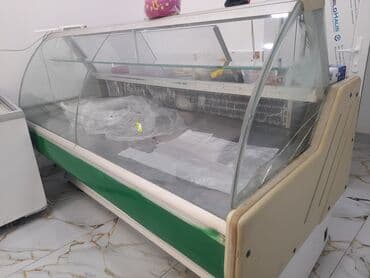 hazır vitrin: Soyuducu vitrin – iri ölçülü, şüşə ön panel və üst şüşə raflı model — 3