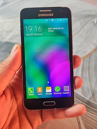 a7 2017: Samsung Galaxy A3 2017, 16 GB, rəng - Qara, Sensor — 3
