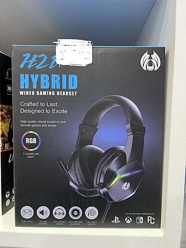 kablo: HYBRID Wired Gaming Headset - RGB işıqlandırma: 7 rəngli LED — 1