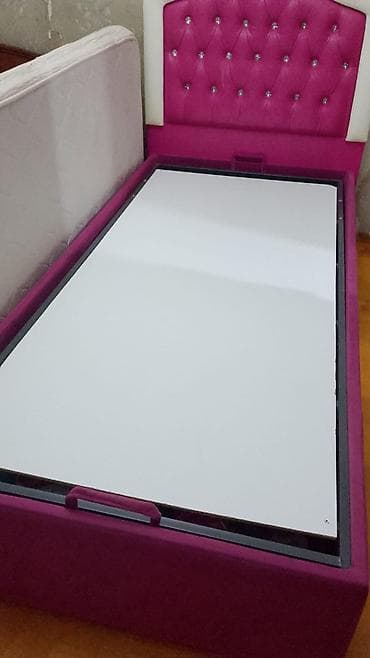 quba mebel: İşlənmiş, Təknəfərlik çarpayı, Bazalı, Matras ilə, Siyirməsiz — 1