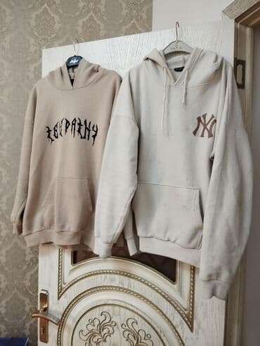 qırmızı kişi sviterləri: Kapişonka 42 razmer — 2