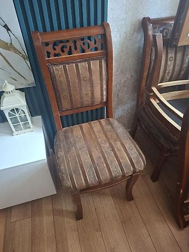 barber stol: Qonaq otağı üçün, Qatlanmayan, Stul — 5