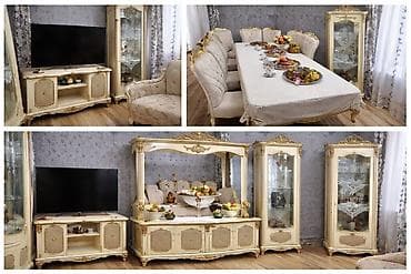İşlənmiş, TV altlığı, Komod, Masa və oturacaqlar — 1