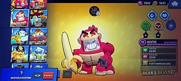 Pop It-lər: Brawl Stars oyunu üçün yüksək səviyyəli hesab - Kupa yolu: 30 412 - — 5