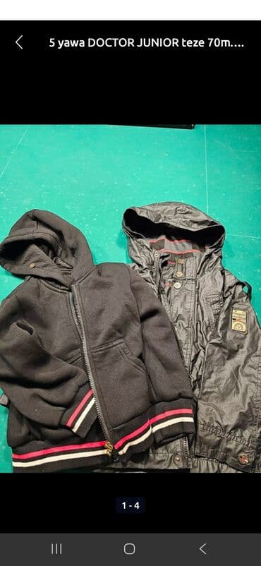 Boşqablar: DOCTOR JUNIOR uşaq gödəkçə dəsti - Ölçü: 5–6 yaş - Brend: Doctor — 1