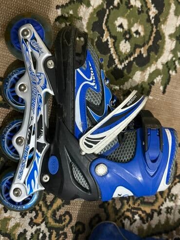 детские ролики 31 34 размера: “XQSH” Çöldə 1 dəfə sürüldü sonra sürülmüyüb. Üstündə şurupların açmaq — 2