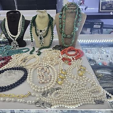 xonca desti: Təbii daşlardan hazırlanmış zərgərlik kolleksiyası - İnci — 3