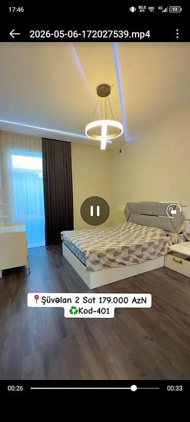 Дачи: Баку, Пос. Шувалан, 80 м², 4 комнаты — 3