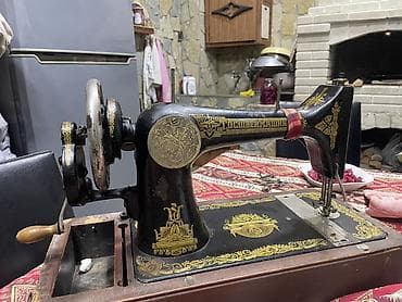 kohnə pullar alıram: Mexaniki tikiş maşını – əl fırlatmalı, çuqun gövdəli klassik model — 5