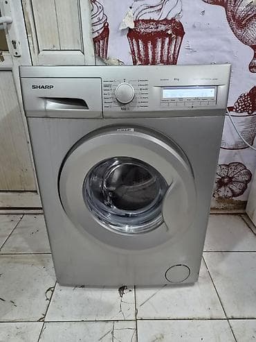 Paltaryuyan maşın Sharp, 6 kq, İşlənmiş, Avtomat, Qurutma var, Kredit yoxdur, Ödənişli çatdırılma — 2