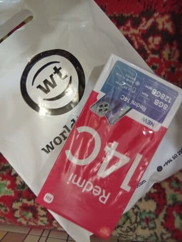 xiaomi note 8 kontakt home: Redmi 14C, 128 GB, rəng - Yaşıl, Sənədlərlə — 1