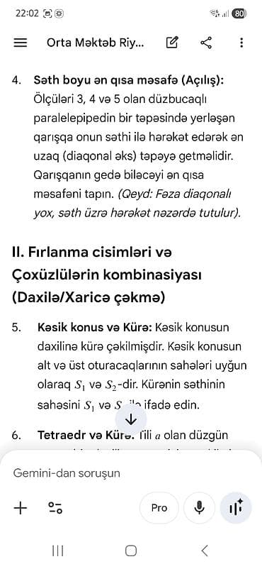 az dili 7: Məhsul: Orta məktəb riyaziyyatı üçün tapşırıqlar toplusu (geometriya — 1