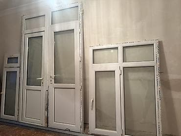 plastik qapu: Xurşovkadan çıxıb yeni kimidir 2 balkon qapısı 2 pencere evdə yer — 5