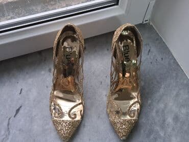 Lincoln: Туфли, Размер: 38, цвет - Желтый, Б/у — 3