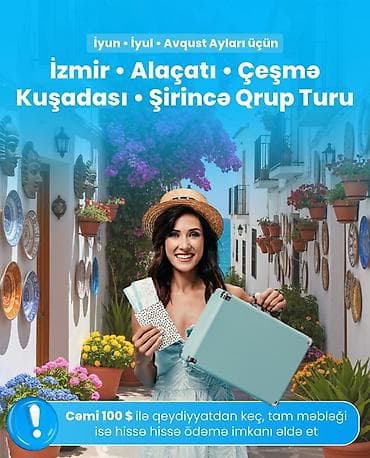 Xidmətlər: *Mənə Yazan Ilk 3 Adama 50% Endirim!* Səyahət turları – rahat və — 3