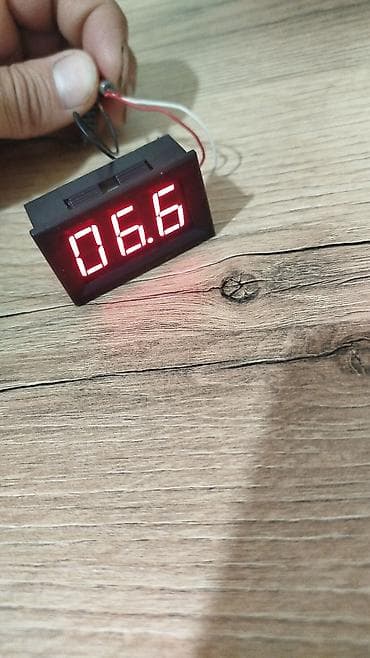Техника и электроника: Məhsul: 2 ədəd şəbəkə adapteri (EU fişli) + rəqəmsal voltmetr ilə — 4